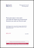 Document de travail Irdes n�&nbsp;47
