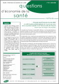 Questions d'&eacute;conomie de la sant&eacute;