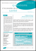 Questions d'&eacute;conomie de la sant&eacute;