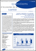 Questions d'&eacute;conomie de la sant&eacute;