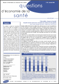 Questions d'&eacute;conomie de la sant&eacute;