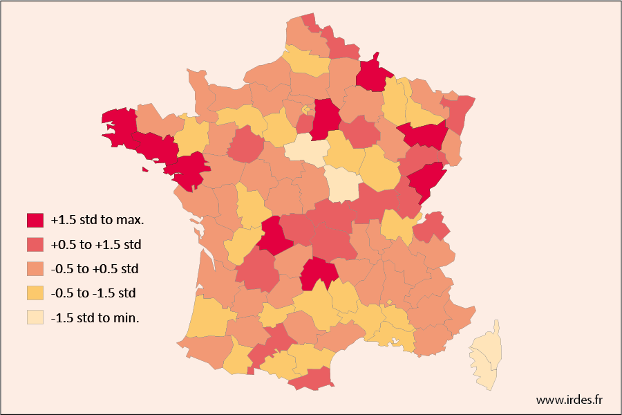 Численность населения франции 2024. Карта плотности населения Франции 2020. Население Франции карта. Плотность населения Франции. Размещение населения Франции.