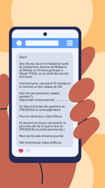 Tu as reçu un SMS de Tessa ?